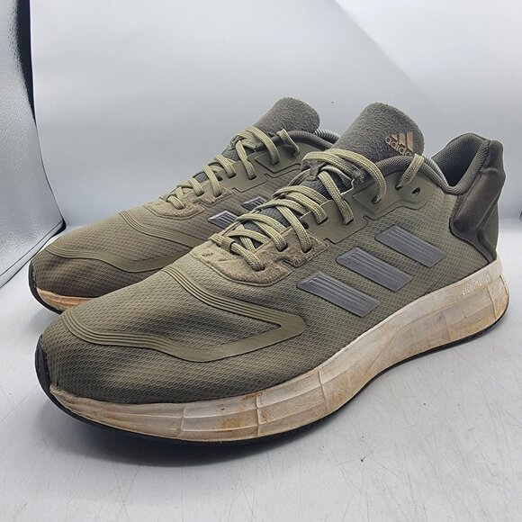 Adidas Duramo 10 Mens 11.5 Green Athletic Shoes Running Walking Gym AGW4073 main image 7